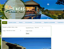 Tablet Screenshot of fincasenarriendo.com